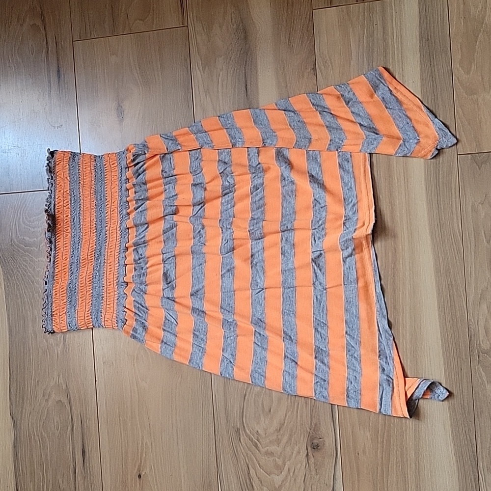 Legaci Sport size M Juniors Orange & Gray Cover Up